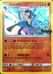 Lucario SM95 Wave Holo STAFF Promo - SM5 Ultra Prism Prerelease